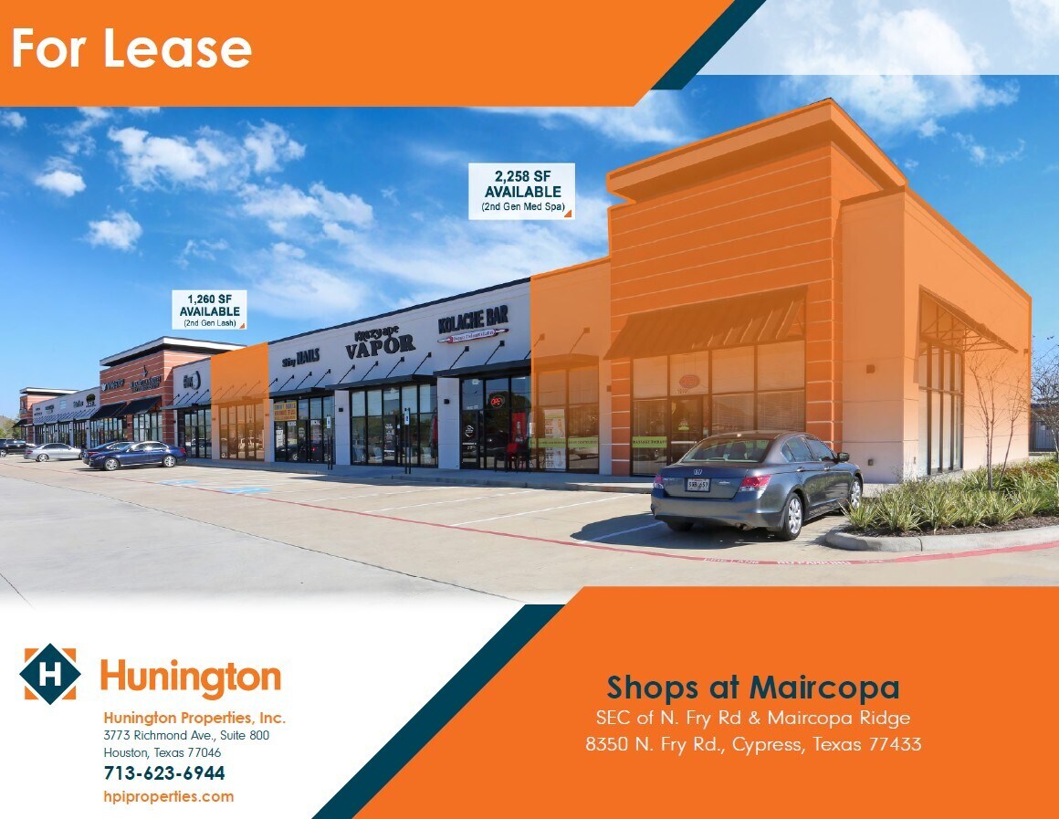 8350 Fry Rd, Cypress, TX for Rent