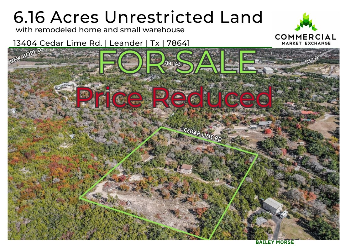 13404 Cedar Lime Rd, Leander, TX for Sale