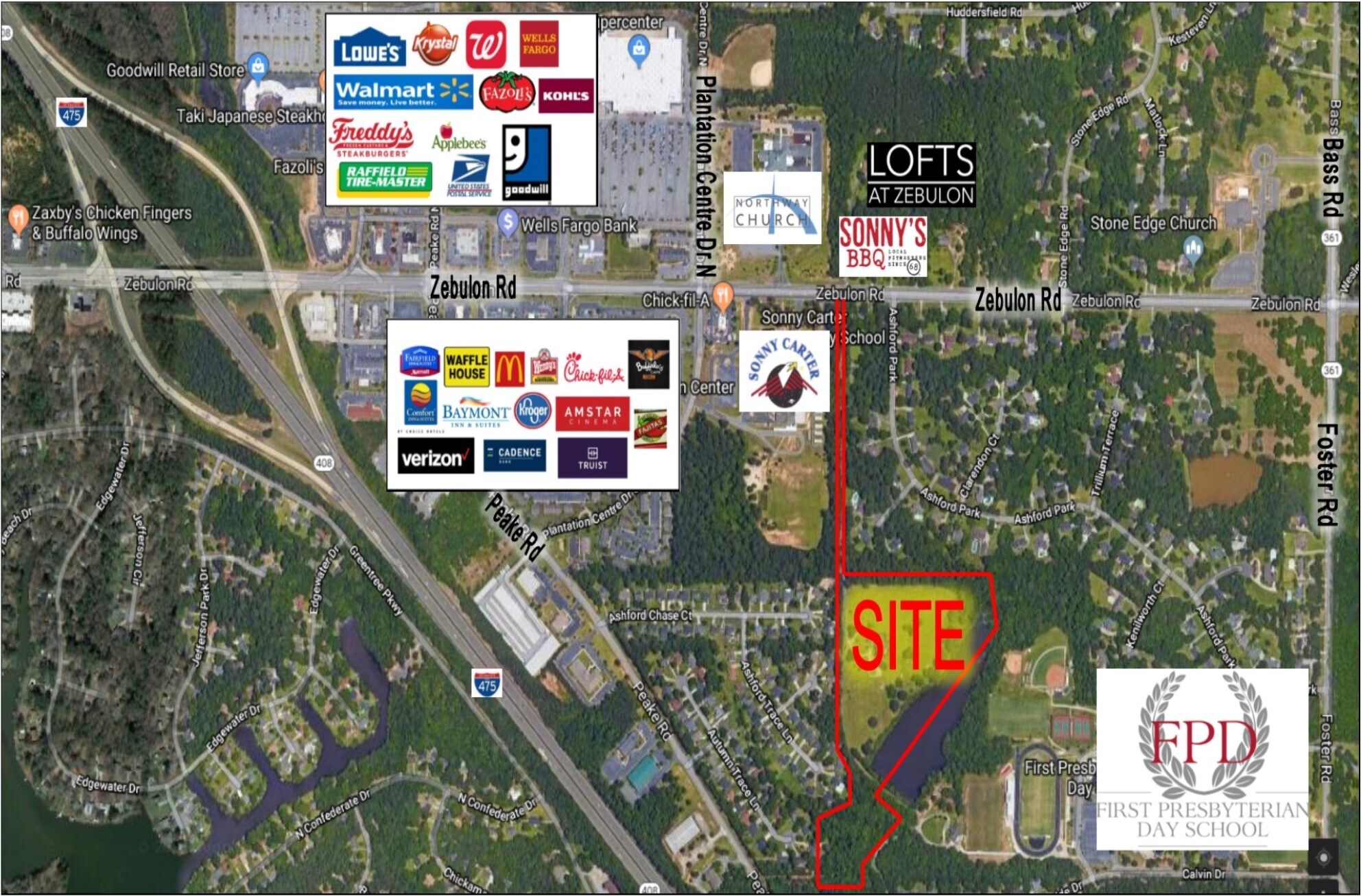 5900 Zebulon Rd, Macon-Bibb, GA for Sale