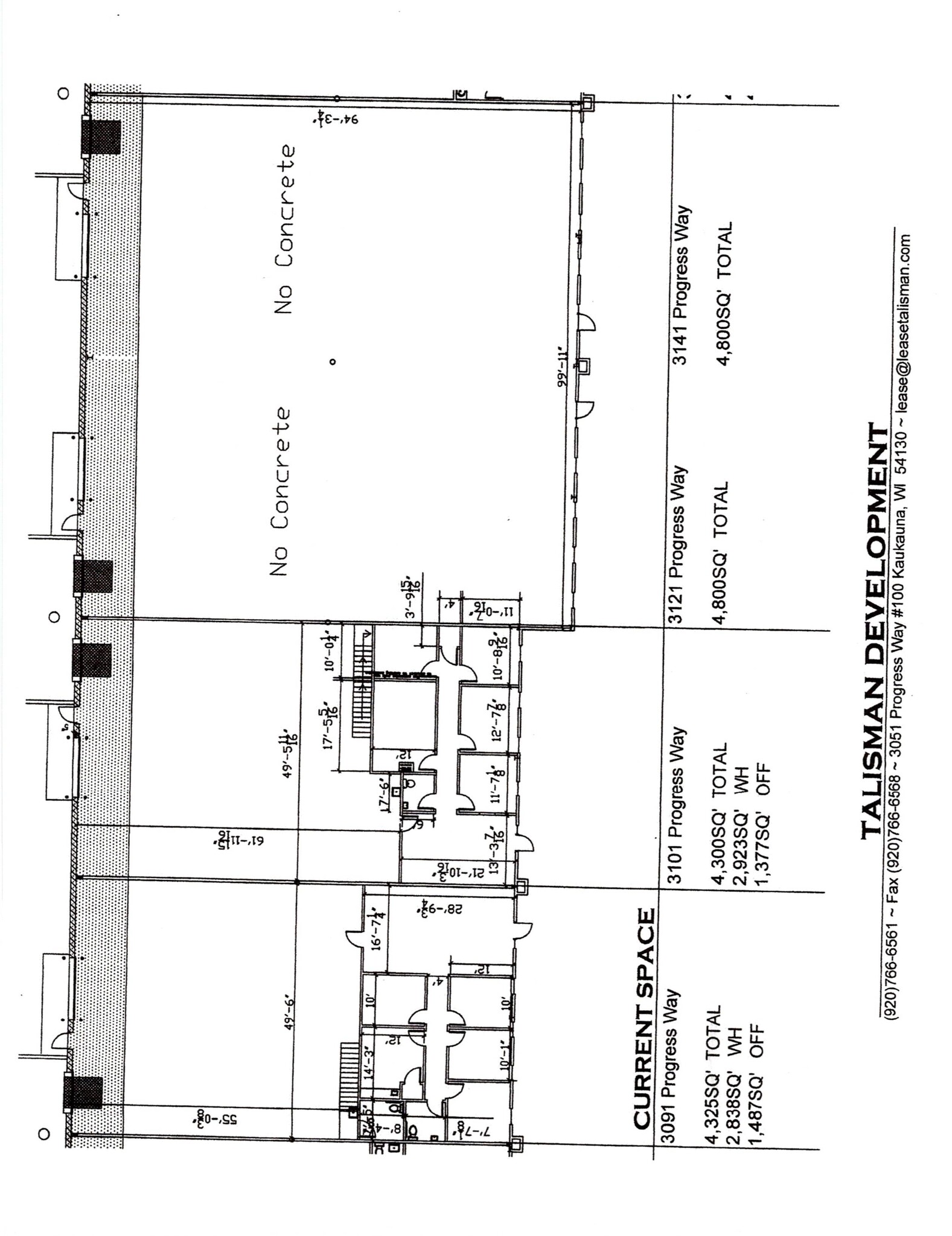 3071-3221 Progress Way, Kaukauna, WI for Rent