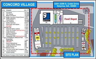 Smyrna, GA Retail - 3201-3209 S Cobb Dr