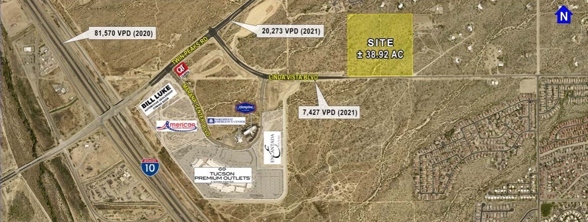E SEC of Linda Vista Blvd & Twin Peaks Rd, Tucson, AZ for Sale
