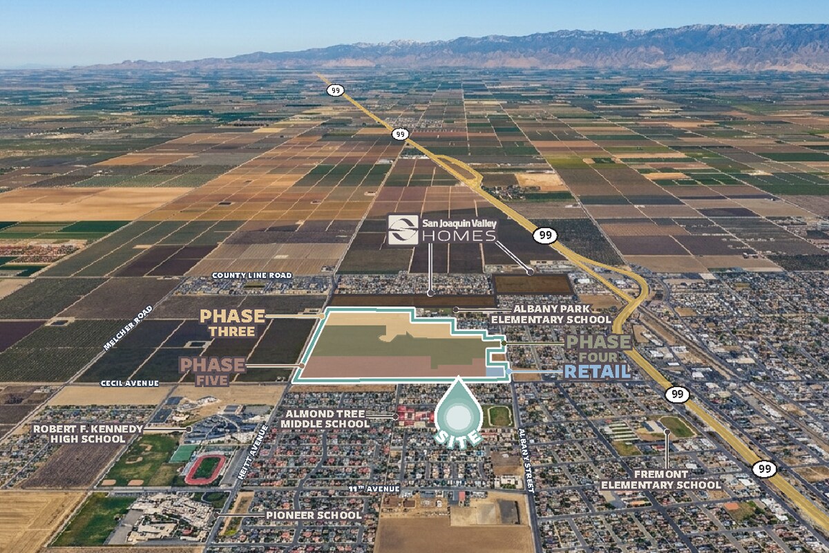 Albany and County Line Rd, Delano, CA for Sale