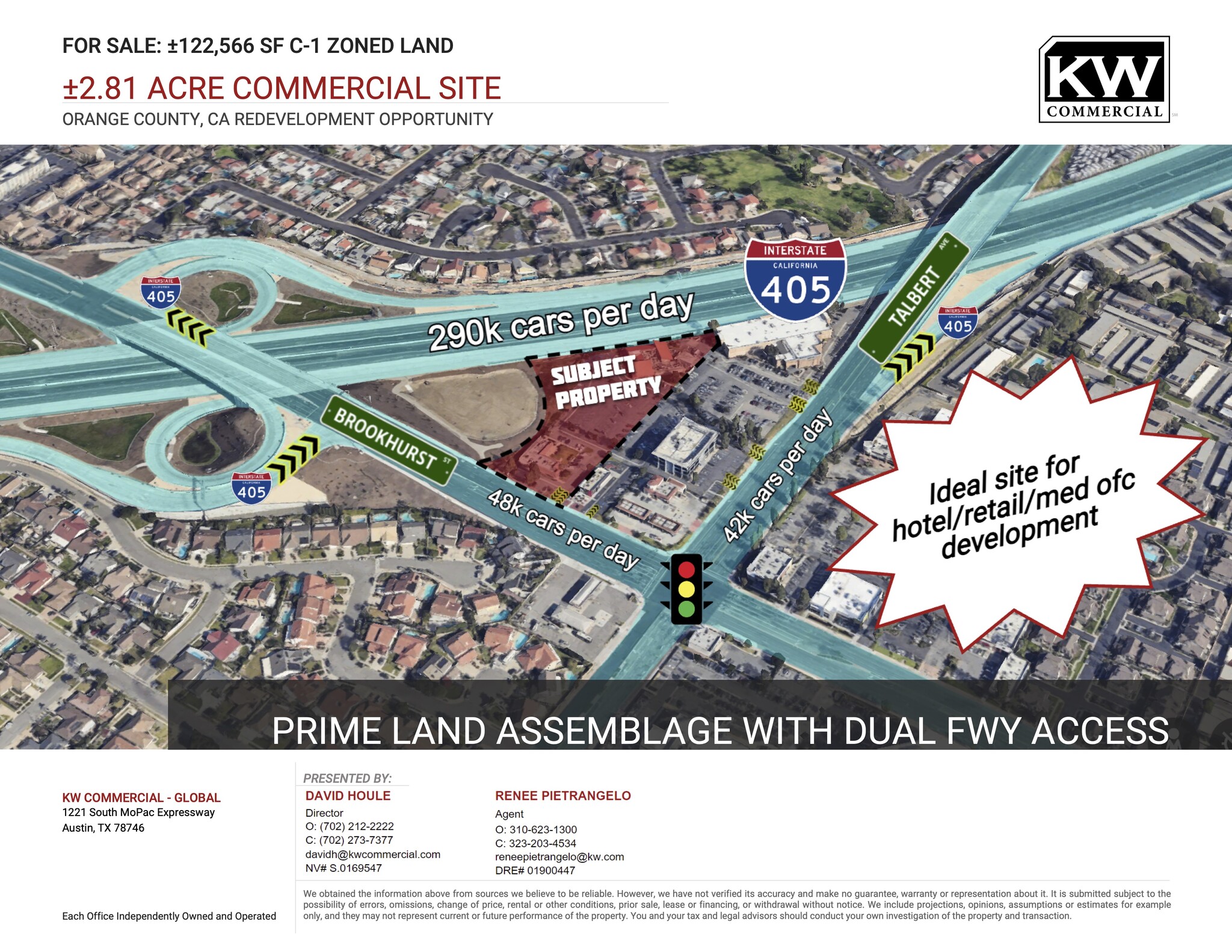 Brookhurst St @ I-405, Fountain Valley, CA for Sale