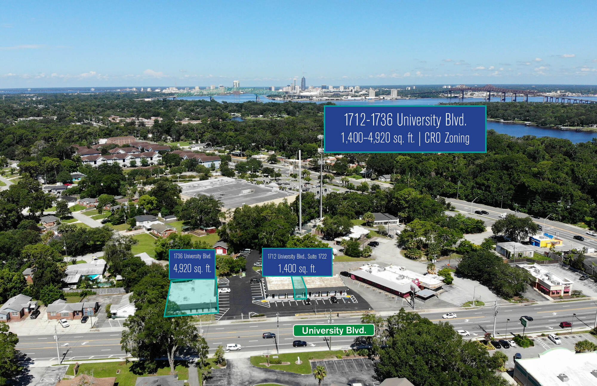 1712-1736 University Blvd S, Jacksonville, FL for Rent
