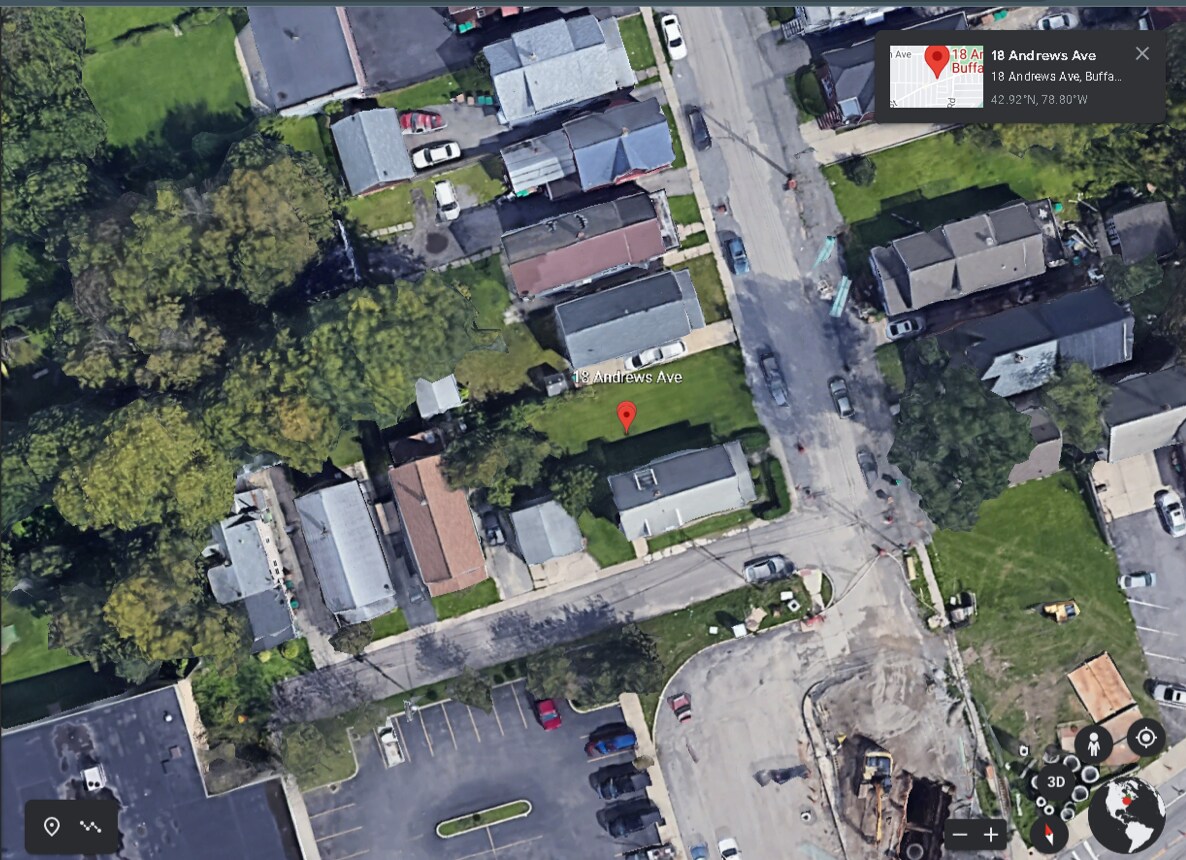 18 Andrews Buffalo, NY 14225 Land Property for Lease on