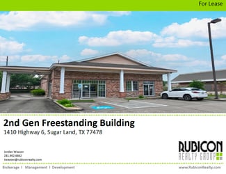 Sugar Land, TX Freestanding - 1410 Highway 6
