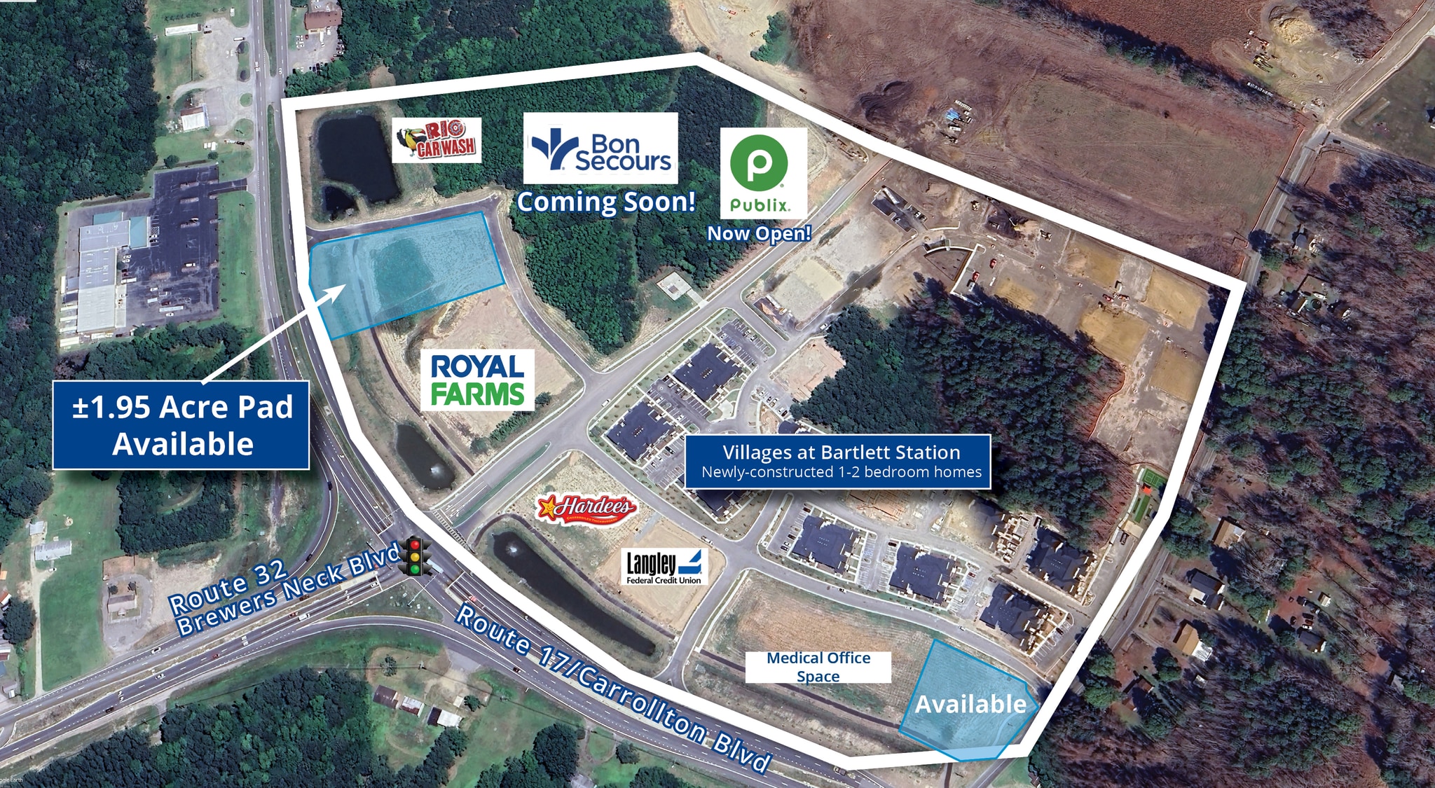 Route 17 & Brewers Neck Blvd, Carrollton, VA for Rent