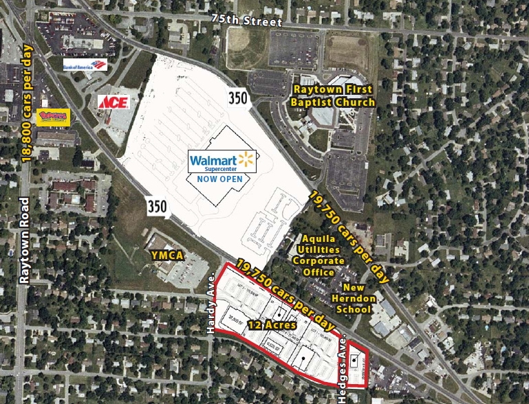350 Hwy & Hardy Ave, Raytown, MO for Sale