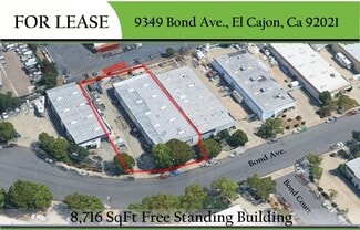 El Cajon, CA Industrial - 9349 Bond Ave El Cajon, CA Industrial - 9349 Bond Ave