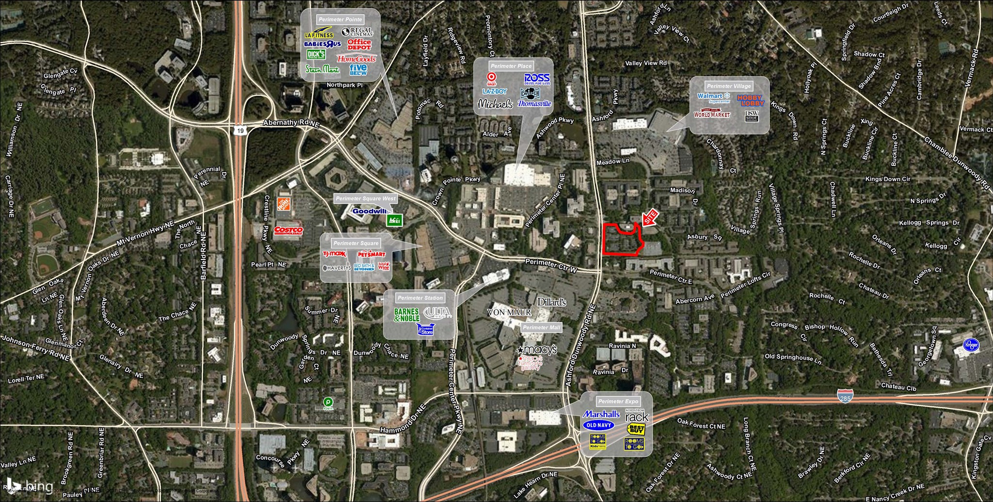 Ashford Dunwoody Rd @ Perimeter Center N, Atlanta, GA for Sale