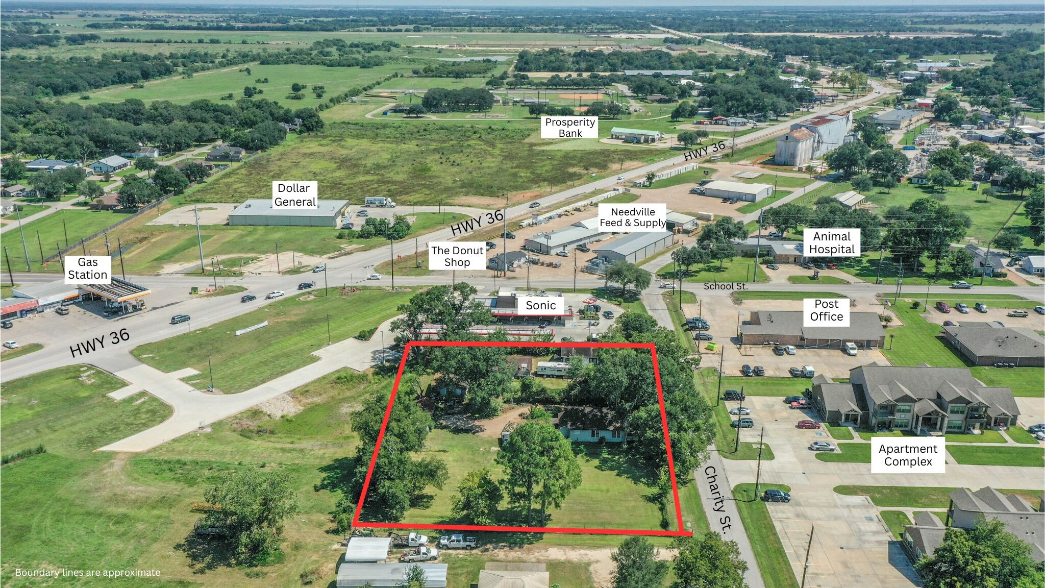 8911 Charity St, Needville, TX for Sale