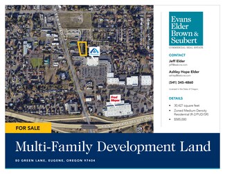 Eugene, OR Commercial Land - 80 Green Ln