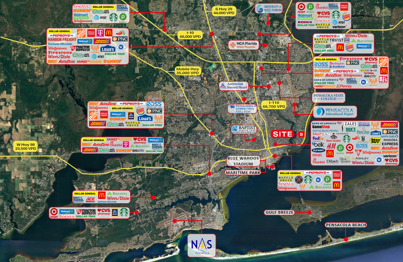 500 Bayou Blvd, Pensacola, FL for Sale