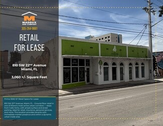 Miami, FL Retail - 810 SW 22nd Ave Miami, FL Retail - 810 SW 22nd Ave