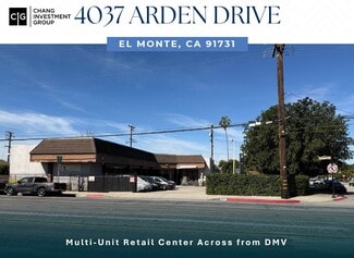 El Monte, CA Storefront Retail/Office - 4037 Arden Dr