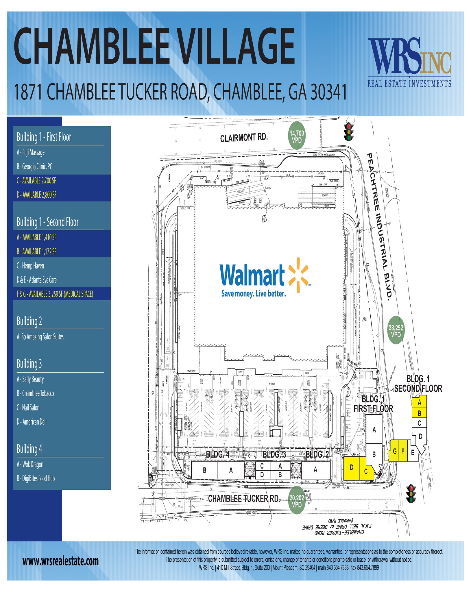 Peachtree Industrial Blvd @ SEC Peachtree Industrial & Chamblee, Chamblee, GA for Rent