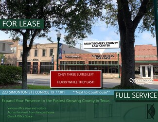 Conroe, TX Office - 221-223 Simonton St