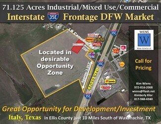 Italy, TX Industrial Land - 154 Interstate 35E