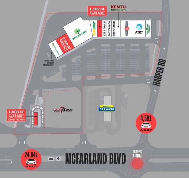 5550 McFarland Blvd, Northport, AL for Rent