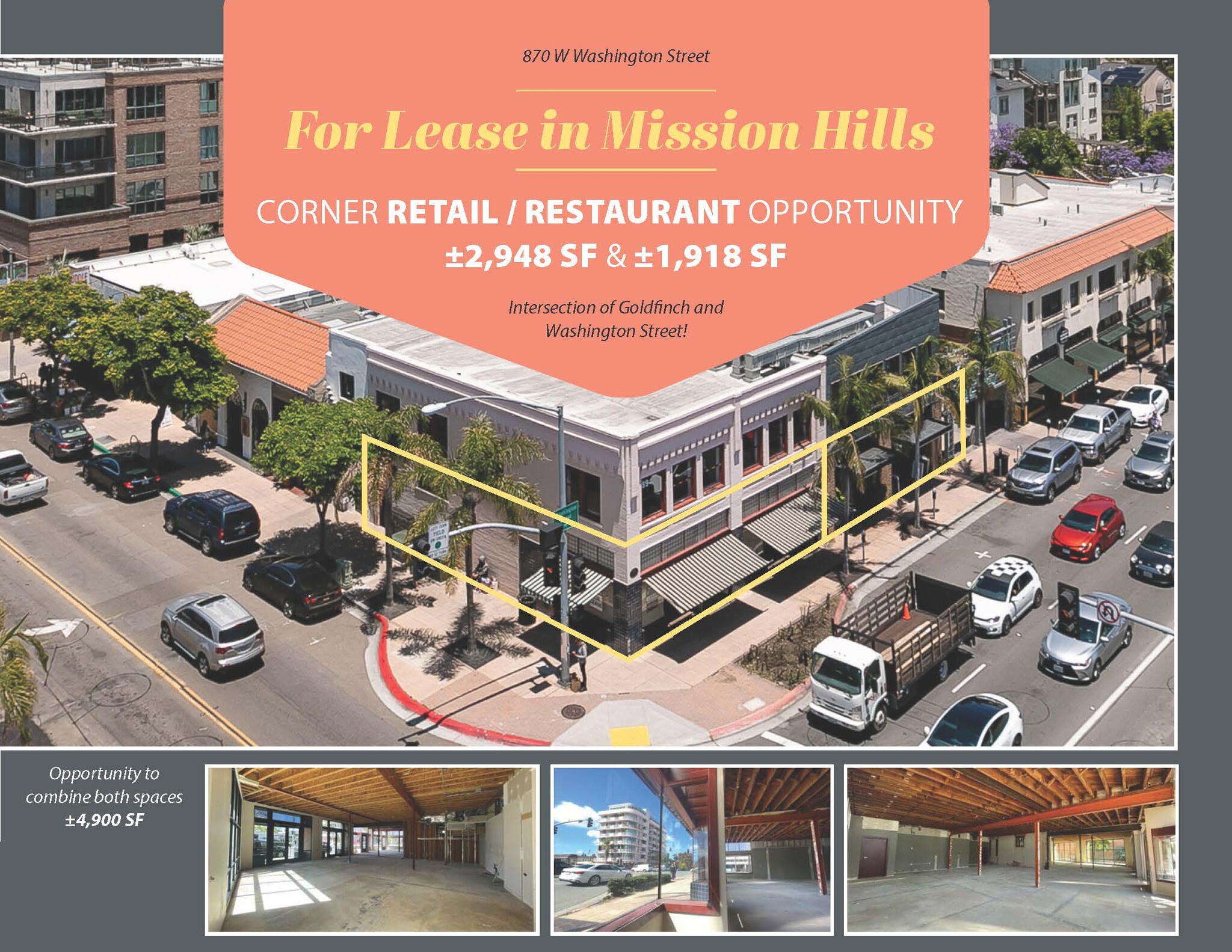 870 W Washington St & 820 W Mission St, San Diego, CA for Rent