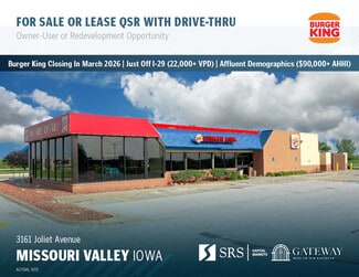 Missouri Valley, IA Fast Food - 3161 Joliet Ave