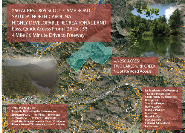 805 Scout Camp Rd, Saluda, NC for Sale
