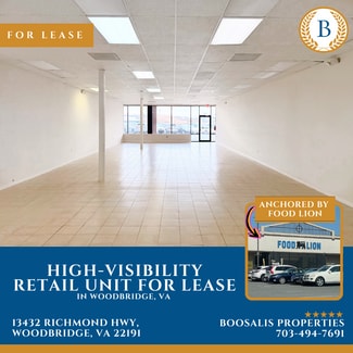 Woodbridge, VA Retail - 13408-13450 Jefferson Davis Hwy