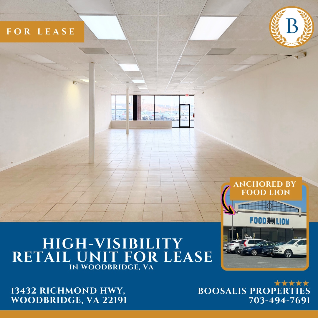 13408-13450 Jefferson Davis Hwy, Woodbridge, VA for Rent