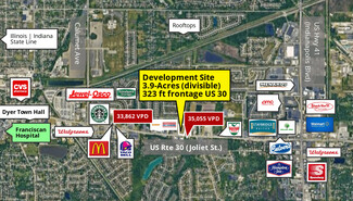 Dyer, IN Commercial - US 30 - 3.9 Acres (divisible)