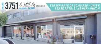 Los Angeles, CA Industrial - 3751 S Hill St