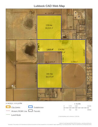 Lubbock, TX Commercial Land - 12523 FM 1264