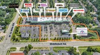 Farmington Hills, MI Retail - 27592-27700 Middlebelt Rd