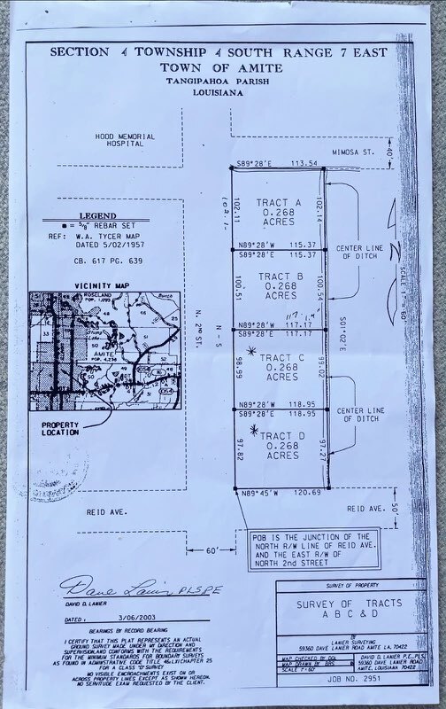 2nd St, Amite, LA for Sale