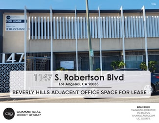 Los Angeles, CA Office - 1145-1147 S Robertson Blvd Los Angeles, CA Office - 1145-1147 S Robertson Blvd