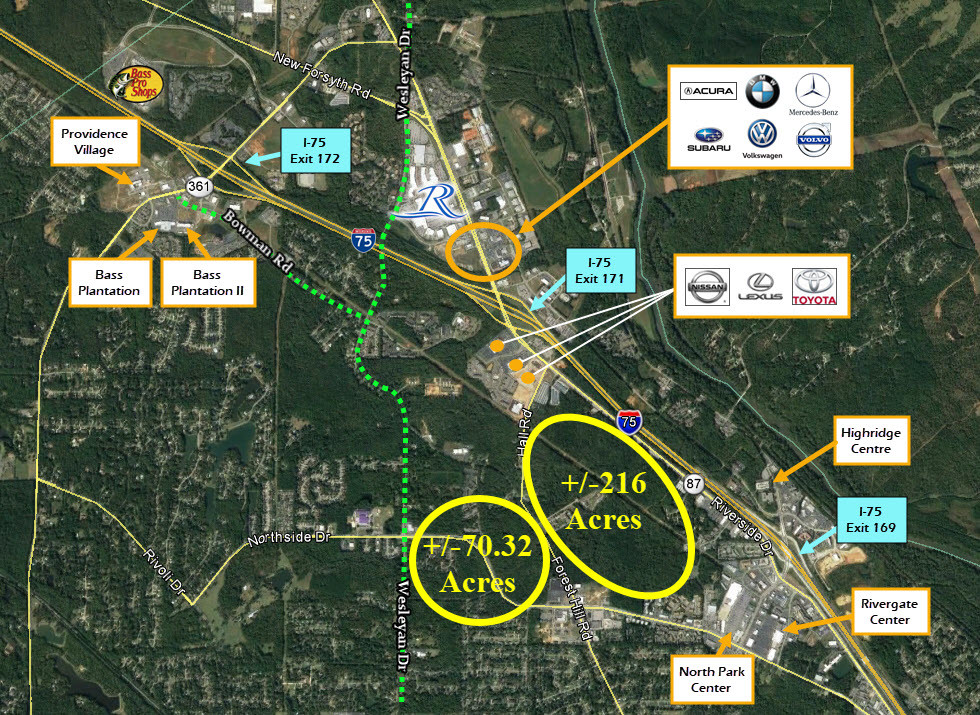 Riverside Dr and Hall Rd, Macon-Bibb, GA for Sale