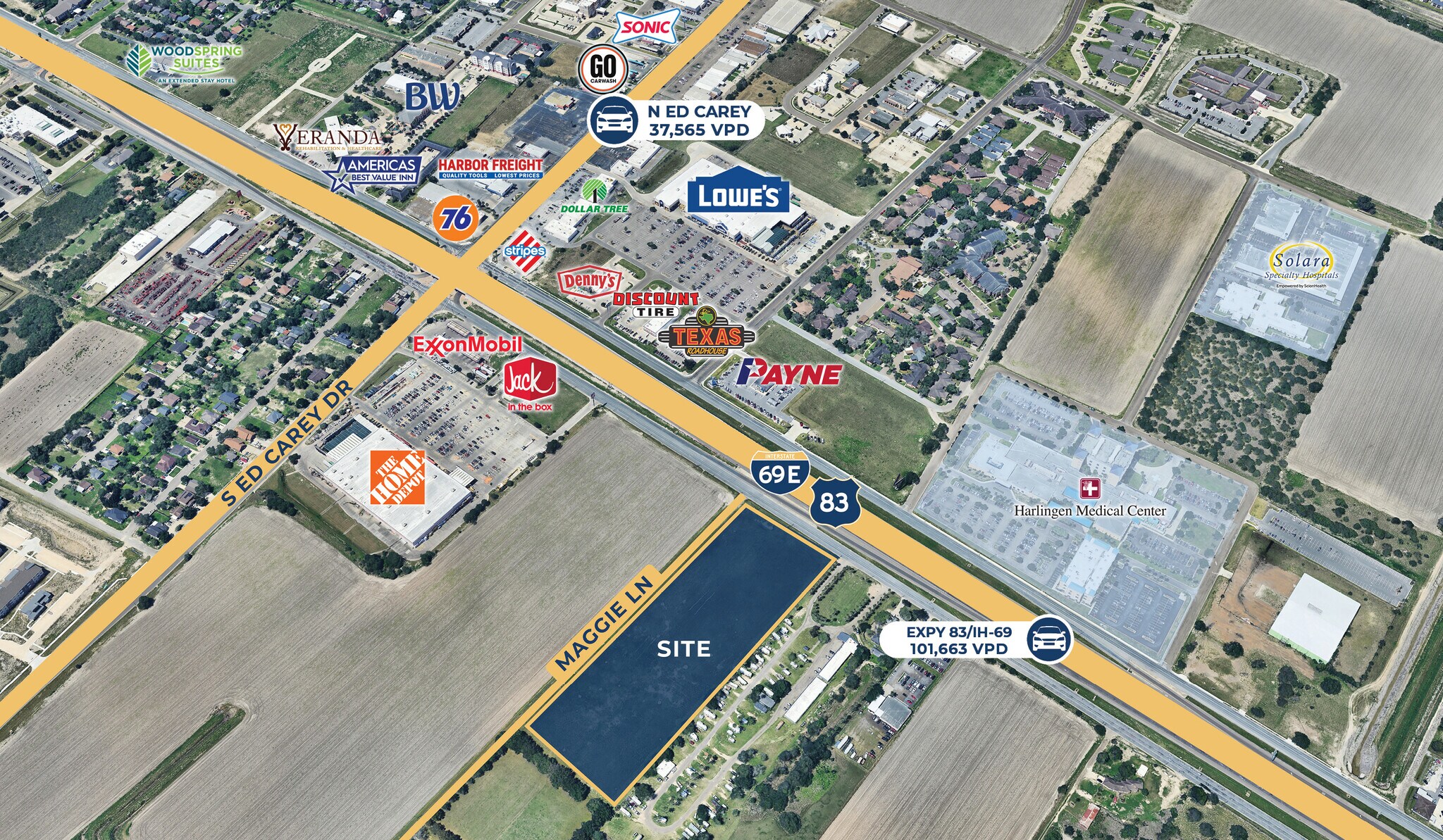 4714 S Expressway 83, Harlingen, TX for Rent