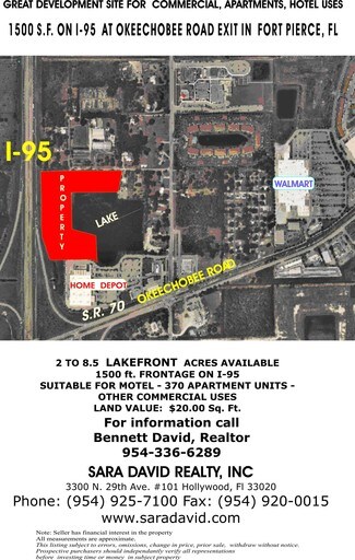Fort Pierce, FL Commercial - I-95 Adjacent To And North Of Home Depot
