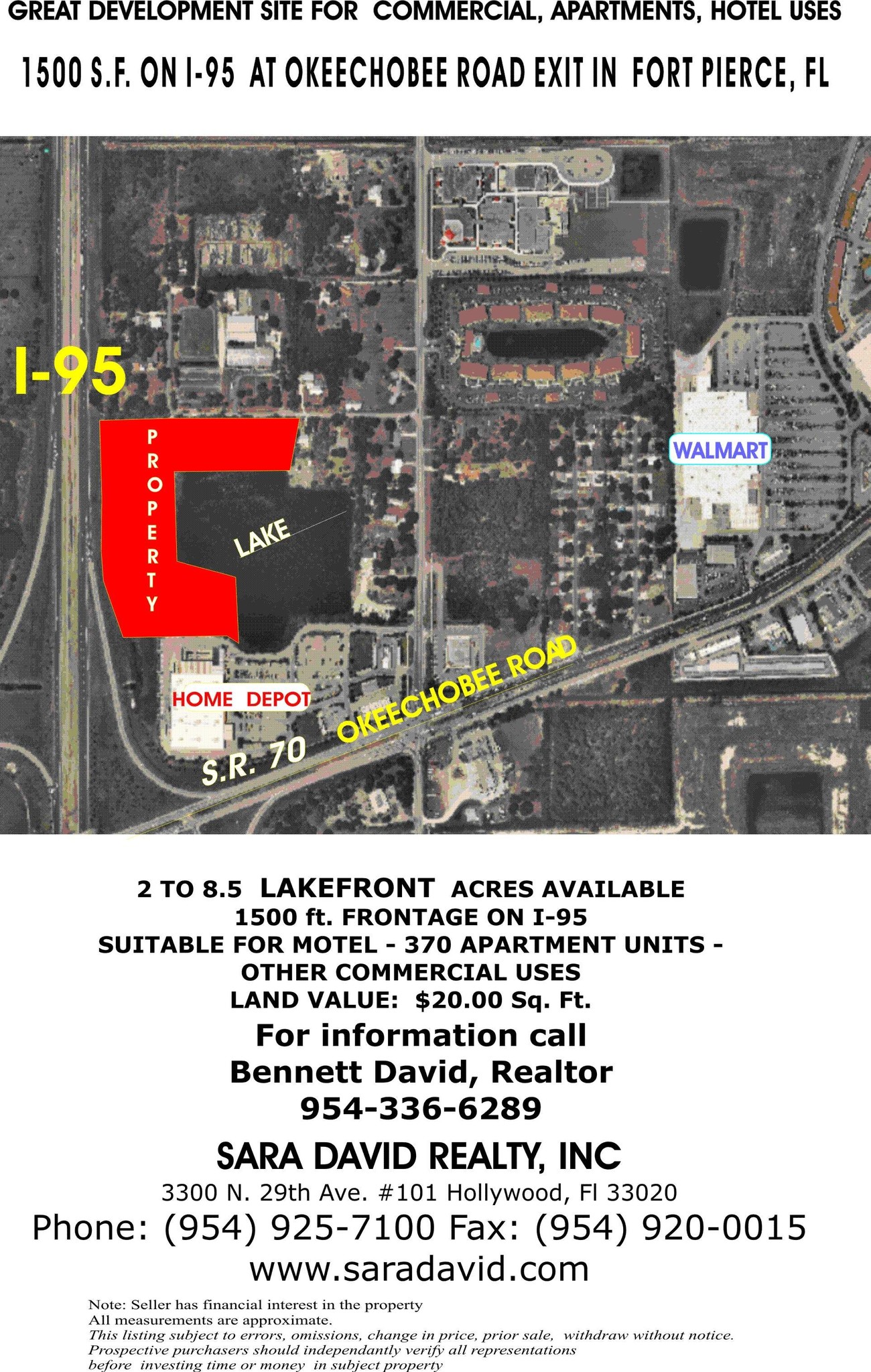 I-95 Adjacent To And North Of Home Depot, Fort Pierce, FL for Sale