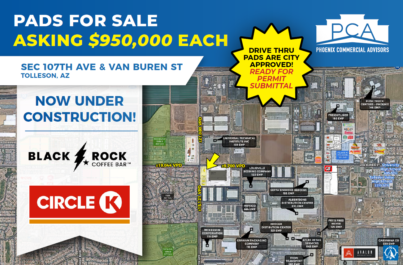 SEC 107th Ave & Van Buren St, Tolleson, AZ for Sale