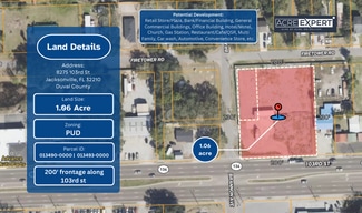 Jacksonville, FL Commercial Land - 8275 103rd St