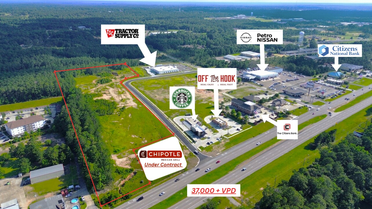 Highway 98 & Lamar Blvd, Hattiesburg, MS for Sale
