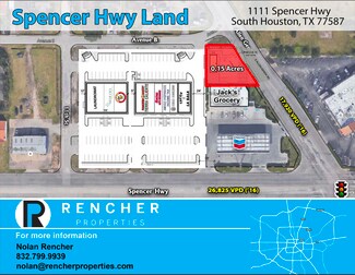 South Houston, TX Commercial Land - 1111 Spencer Hwy South Houston, TX Commercial Land - 1111 Spencer Hwy