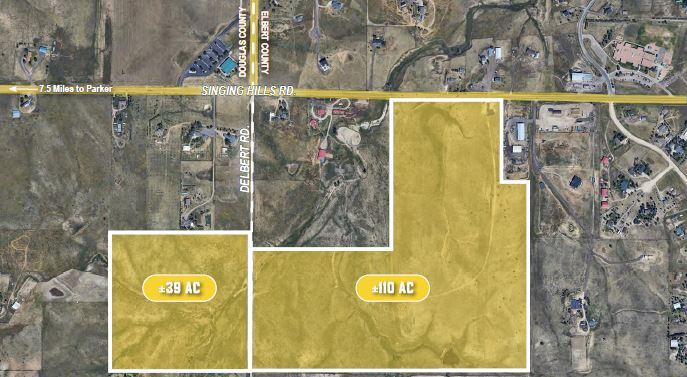 Delbert Rd @ Singing Hills Rd, Parker, CO for Sale