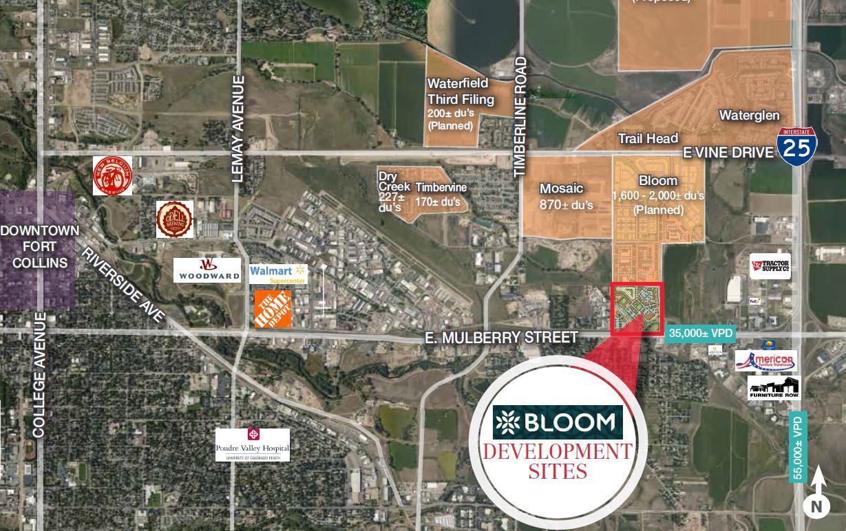 NWC East Mulberry St & Greenfields Ct, Fort Collins, CO for Sale