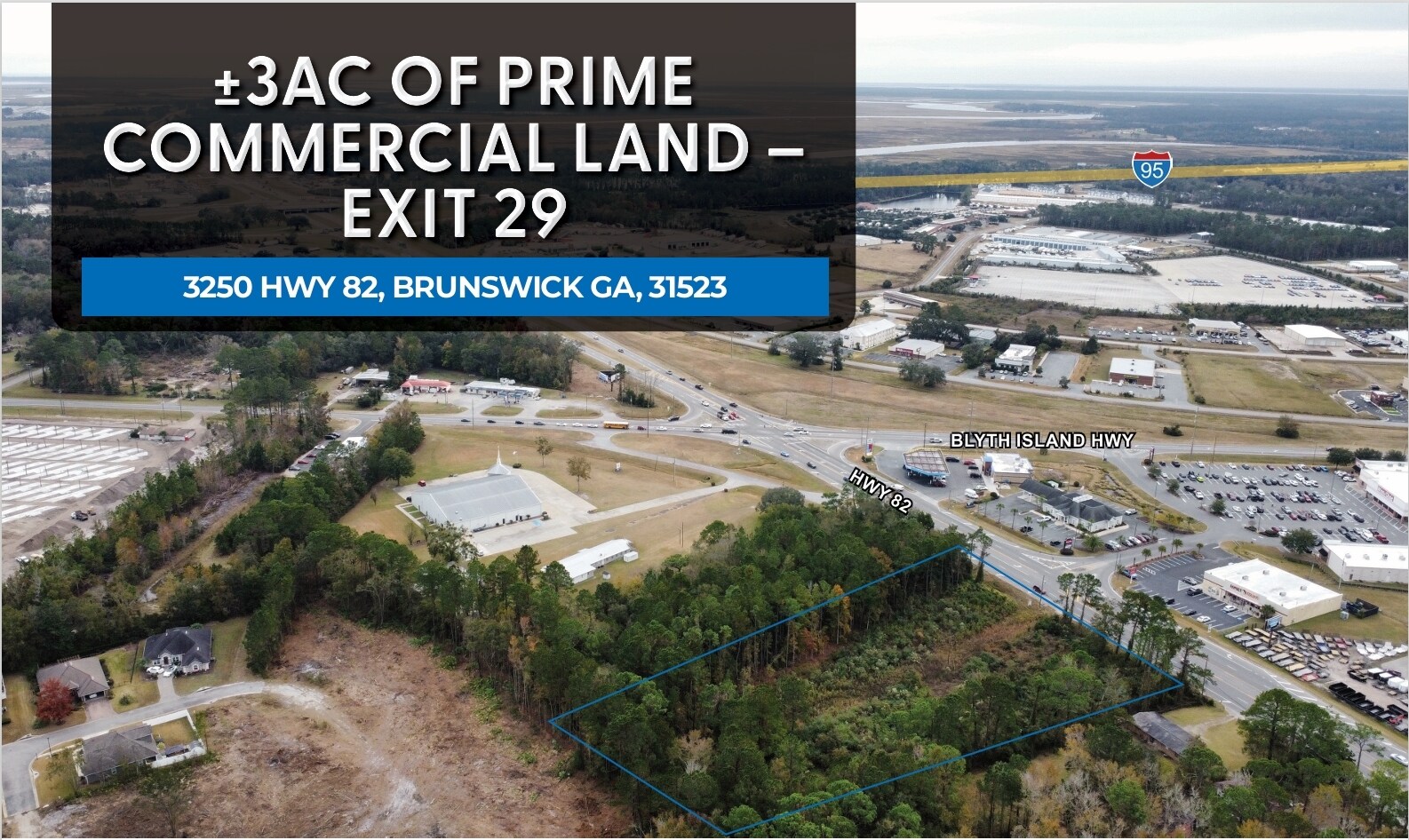 3250 & 3264 US Highway 82, Brunswick, GA for Sale