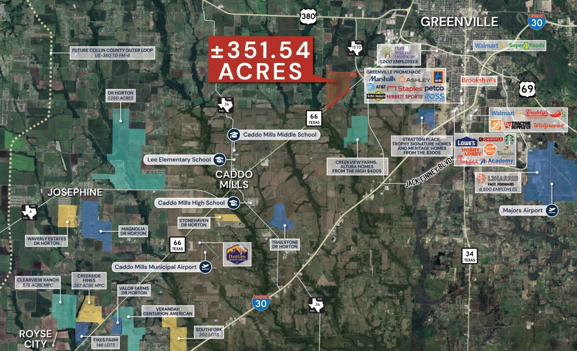 NWC of 66 and FM 2110 hwy, Greenville, TX for Sale