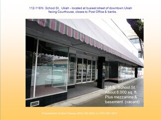 Ukiah, CA Retail - 116 N School St Ukiah, CA Retail - 116 N School St