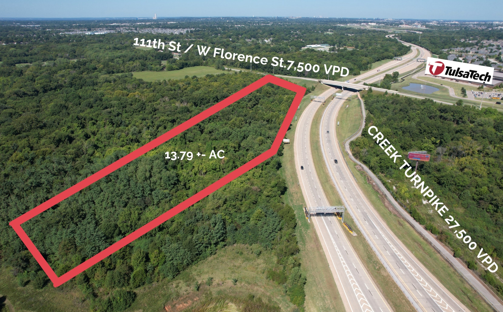 SWC of E 111th & The Creek Turnpike @ Creek Turnpike, Broken Arrow, OK for Sale