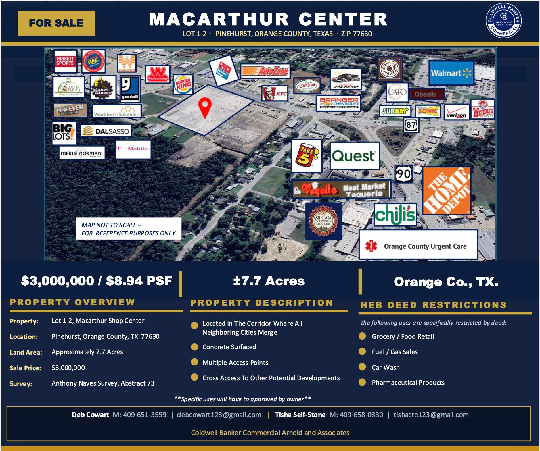 2630 MacArthur Dr, Orange, TX for Sale